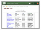 NMV Online Title Manager title listing page