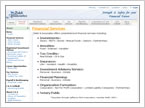 Financial Services page